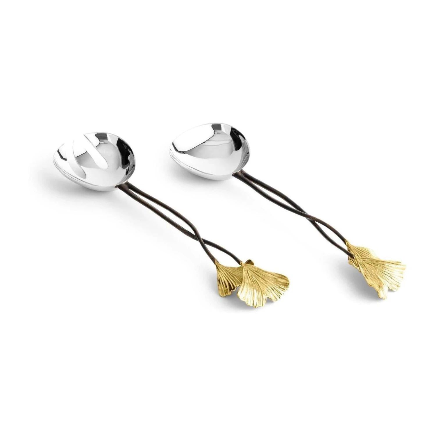 Michael Aram Golden Ginkgo Serving Set 5 Michael Aram Golden Ginkgo Serving Set - Image 5