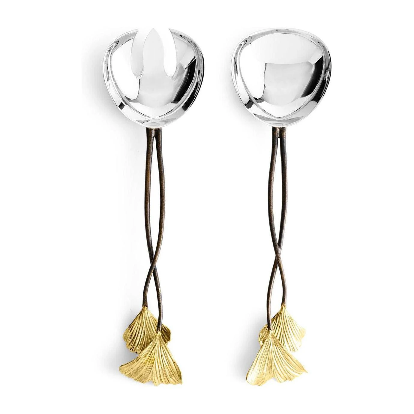 Michael Aram Golden Ginkgo Serving Set 1 Michael Aram Golden Ginkgo Serving Set