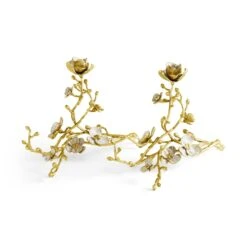 Michael Aram Orchid Sculptural Candleholders - Set Of 2 7 Michael Aram Orchid Sculptural Candleholders - Set Of 2 -Grayson-Living michael aram orchid sculptural candleholders 132615