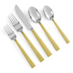 Michael Aram Palm 5-Piece Flatware Set -Grayson-Living michael aram palm 5 piece flatware set 260740