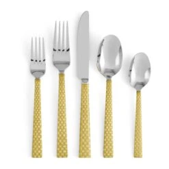 Michael Aram Palm 5-Piece Flatware Set -Grayson-Living michael aram palm 5 piece flatware set 842311