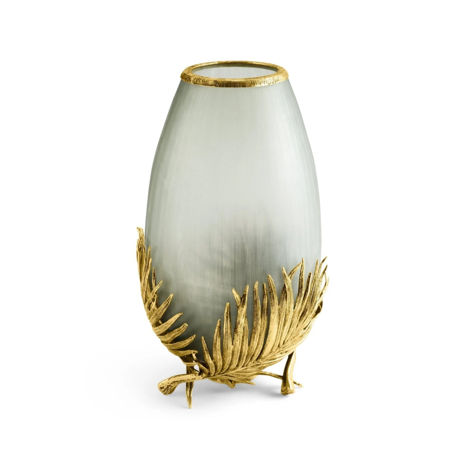 Michael Aram Palm Medium Glass Vase 3 Michael Aram Palm Medium Glass Vase - Image 3