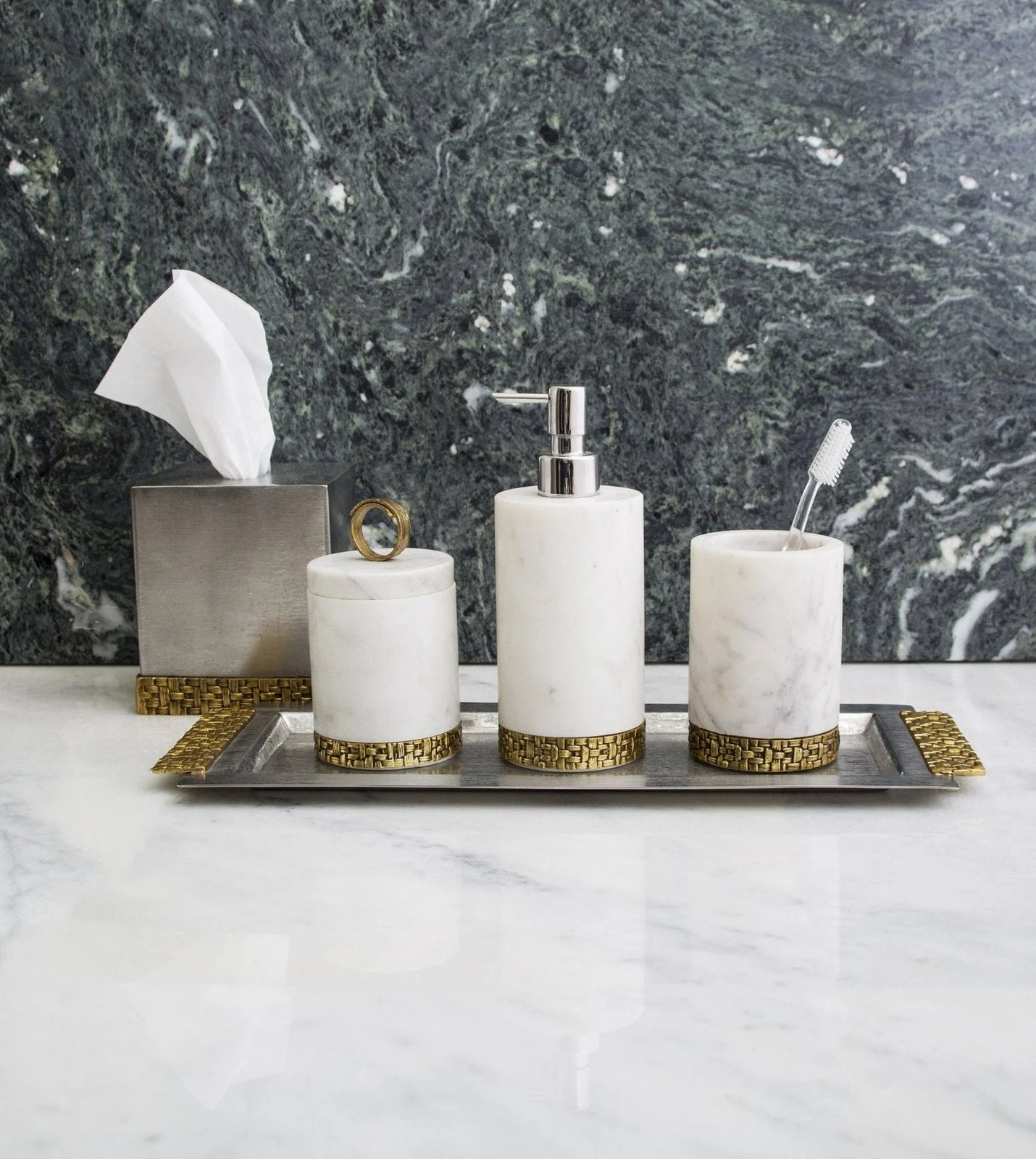 Michael Aram Palm Box Container 2 Michael Aram Palm Box Container - Image 2