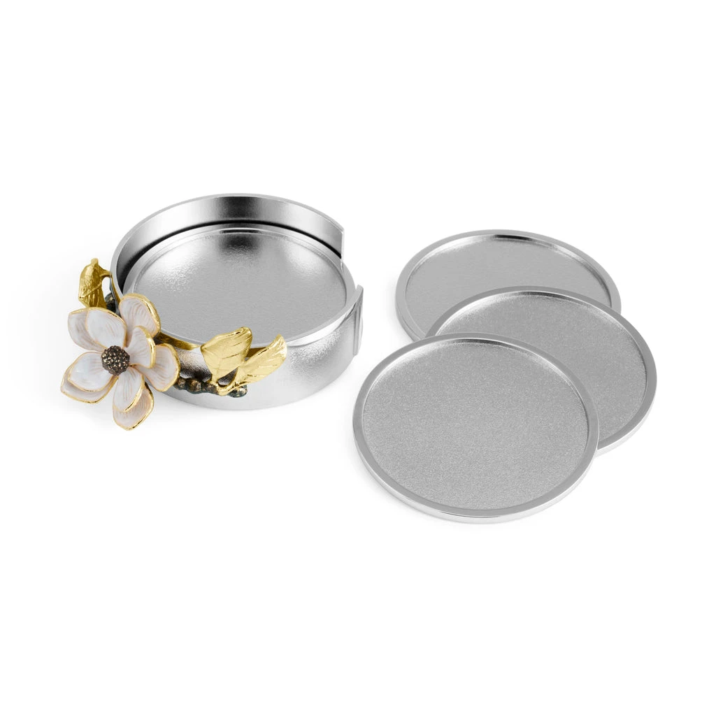 Michael Aram Vintage Bloom Coaster - Set Of 6 2 Michael Aram Vintage Bloom Coaster - Set Of 6 - Image 2