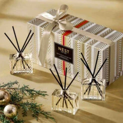 Nest Festive Petite Diffuser Trio 5 Nest Festive Petite Diffuser Trio -Grayson-Living nestnewyork set reeddiffuser holiday birchwoodpine bluecypresssnow 2 720x e7015421 703d 47c1 a865 06b16ddd06f1