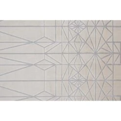 Feizy Micah 3045F Modern Geometric In White/Silver/Gray -Grayson-Living nykcwjvposqbyke8m9p2