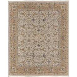Feizy Corbitt 0611F Traditional Oriental In Ivory/Gold