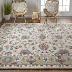 Feizy Rylan 8642F Transitional Oriental In Ivory/Taupe/Blue 10 Feizy Rylan 8642F Transitional Oriental In Ivory/Taupe/Blue -Grayson-Living opbf5woxd2tiibx3l3ov