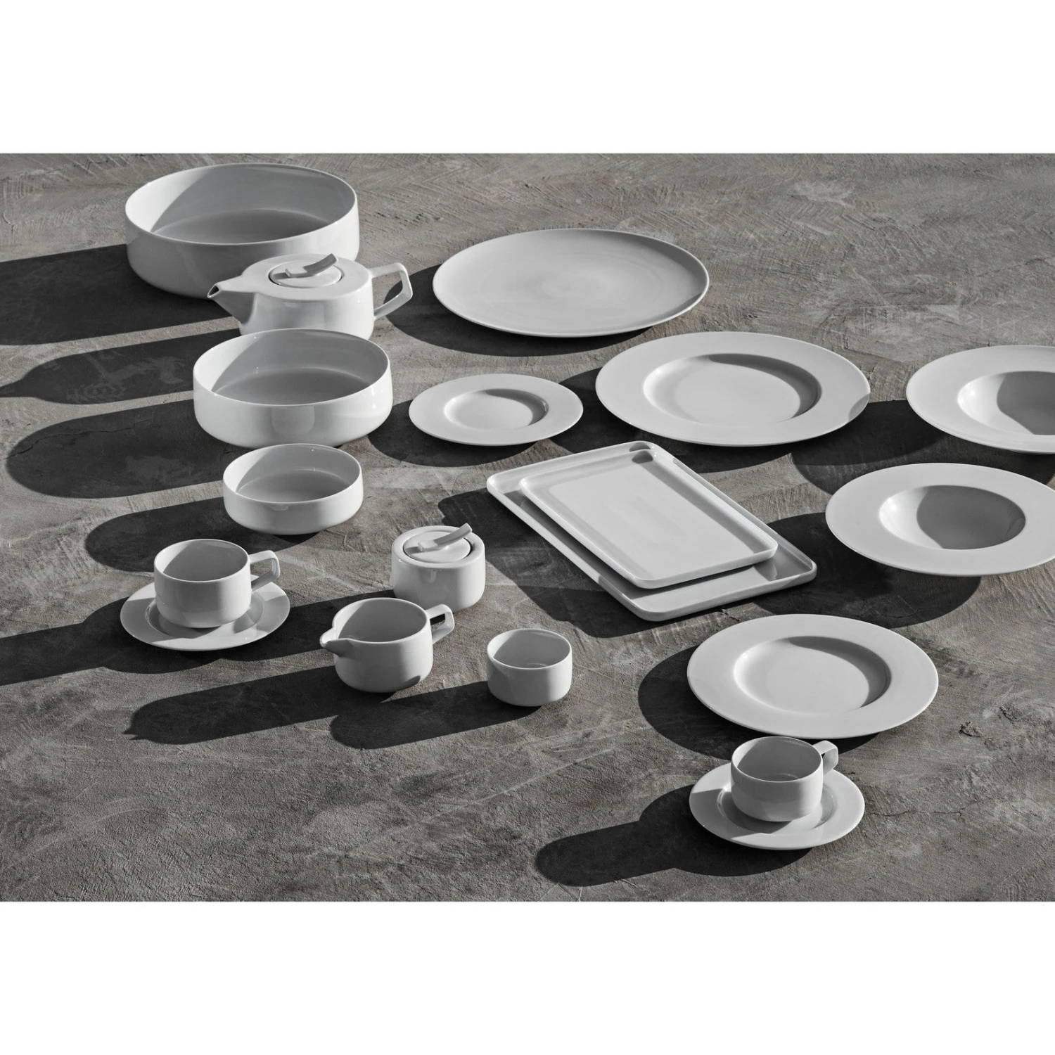 Vista Alegre Silk Road White Rectangular Plate 3 Vista Alegre Silk Road White Rectangular Plate - Image 3