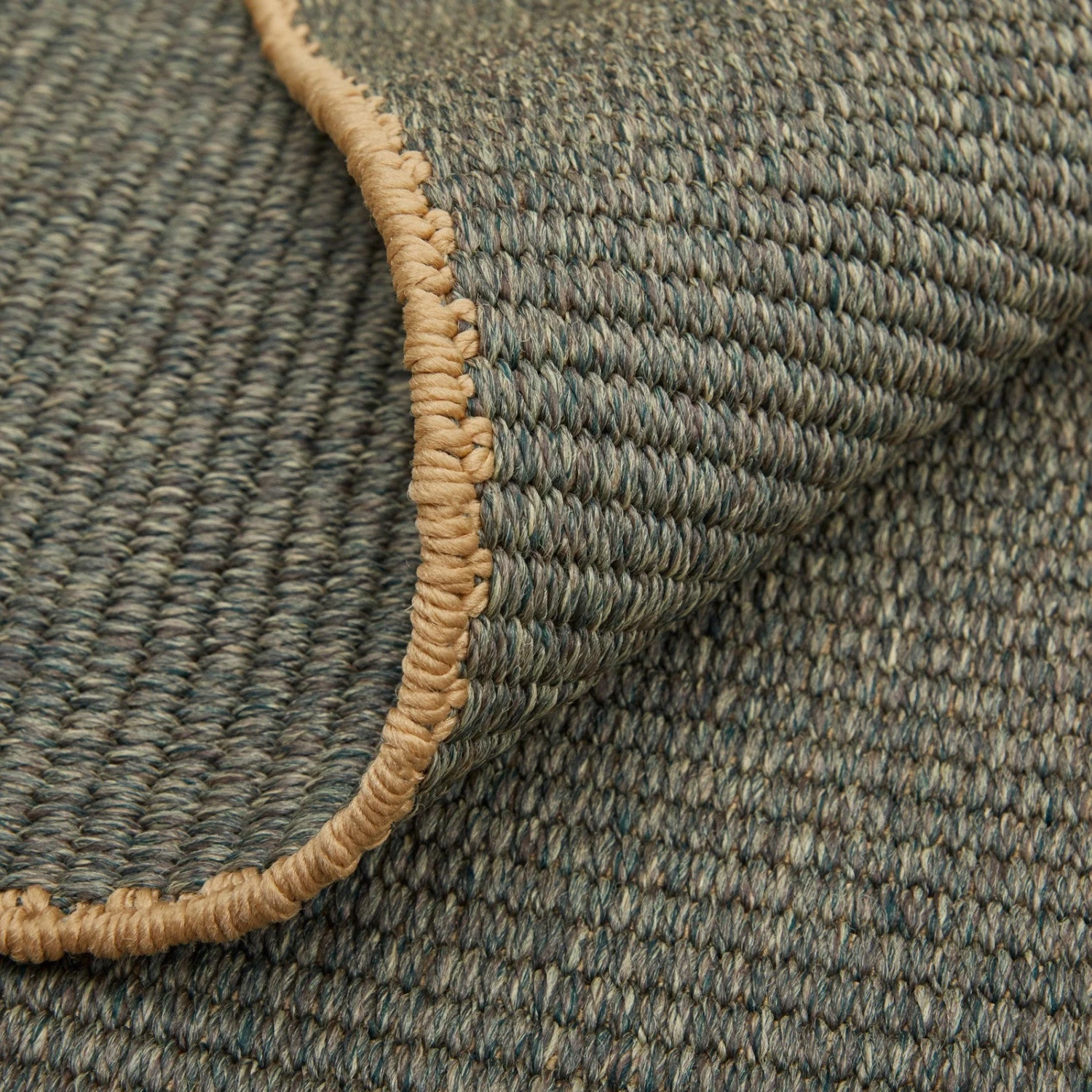 Feizy Theo 0827F Modern Solid In Green/Tan 6 Feizy Theo 0827F Modern Solid In Green/Tan - Image 6