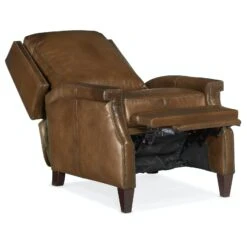 Hooker Furniture Collin Manual Push Back Recliner -Grayson-Living rc379 pb 083 open full silo
