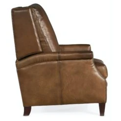 Hooker Furniture Collin Manual Push Back Recliner -Grayson-Living rc379 pb 083 side silo