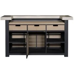 Vanguard Michael Weiss Outdoor Montecito Outdoor Bar -Grayson-Living resize OW506 BR HO open