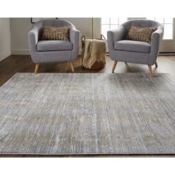 Feizy Laina 39GAF Transitional Distressed In Taupe/Silver/Tan 12 Feizy Laina 39GAF Transitional Distressed In Taupe/Silver/Tan -Grayson-Living senoffnknkyyngkgj04z