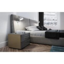 Huppe Sereno Small 2 Drawer Nightstand 8 Huppe Sereno Small 2 Drawer Nightstand -Grayson-Living sereno sleeping huppe 0662