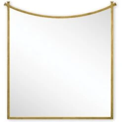 Jonathan Charles Modern Accents Luxe Accent Mirror With Curve (494160-G)