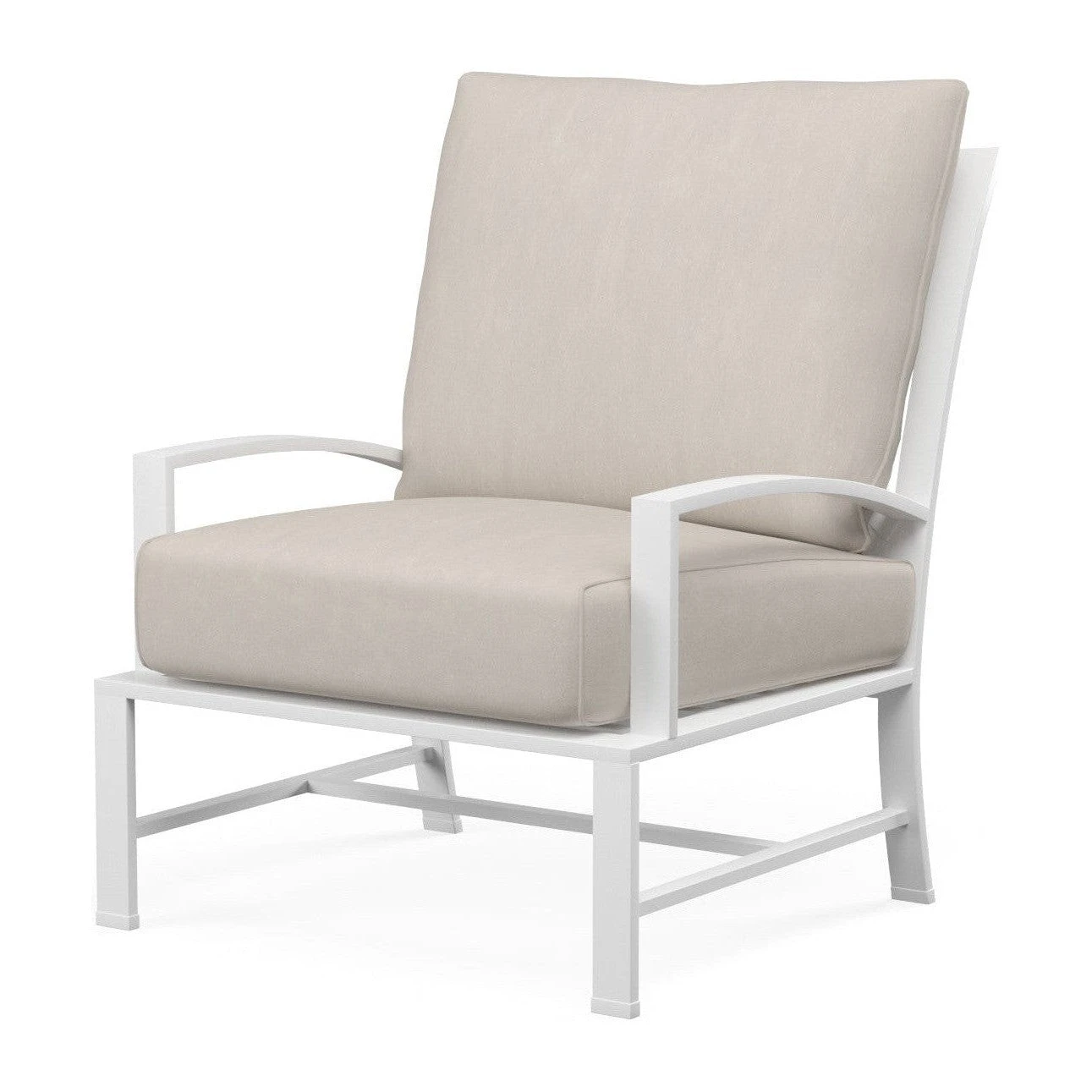 Sunset West Bristol Club Chair Canvas Flax MDP 1 Sunset West Bristol Club Chair Canvas Flax MDP