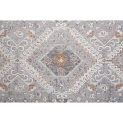 Feizy Francisco 39GBF Transitional Medallion In Gray/Orange/Ivory 11 Feizy Francisco 39GBF Transitional Medallion In Gray/Orange/Ivory -Grayson-Living ux1ahikcpsemz3yi3nrp