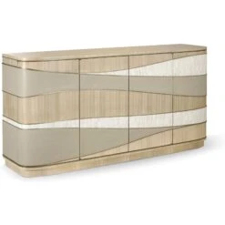 Jonathan Charles Breaker Mixed Media Credenza (500399-NDK-L037)