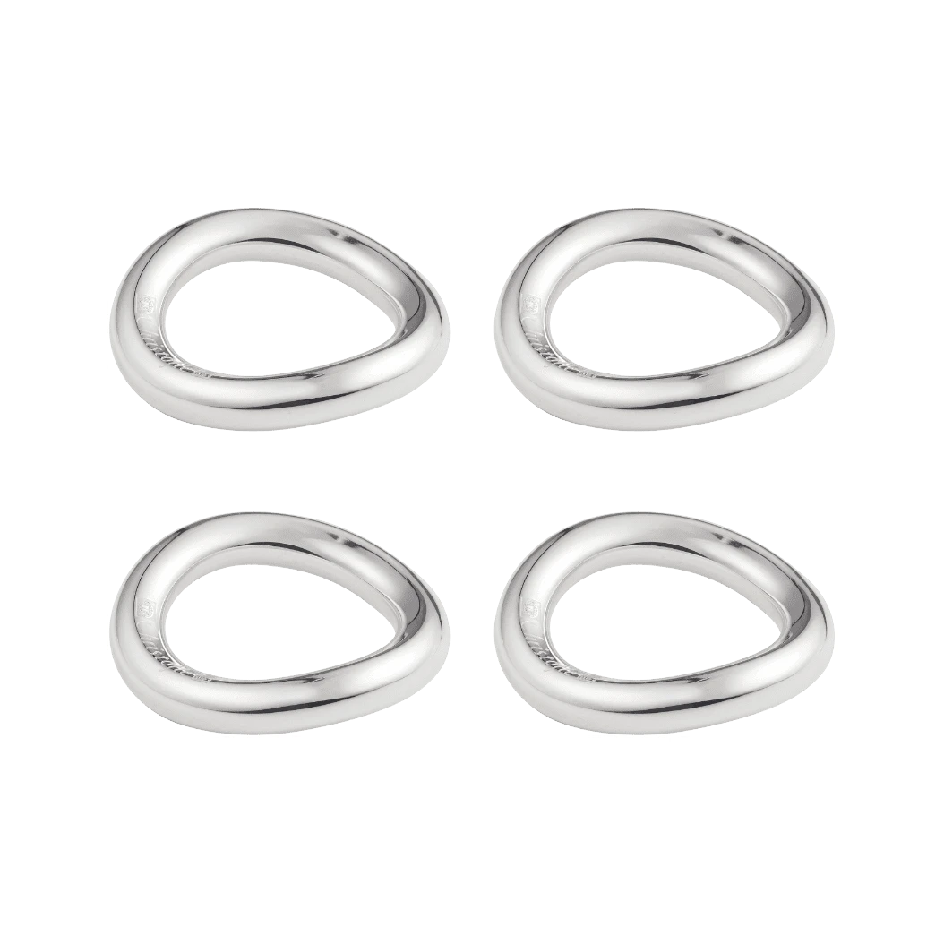 Christofle Vertigo 4-Piece Silver-Plated Knife/Chopstick Rests 1 Christofle Vertigo 4-Piece Silver-Plated Knife/Chopstick Rests