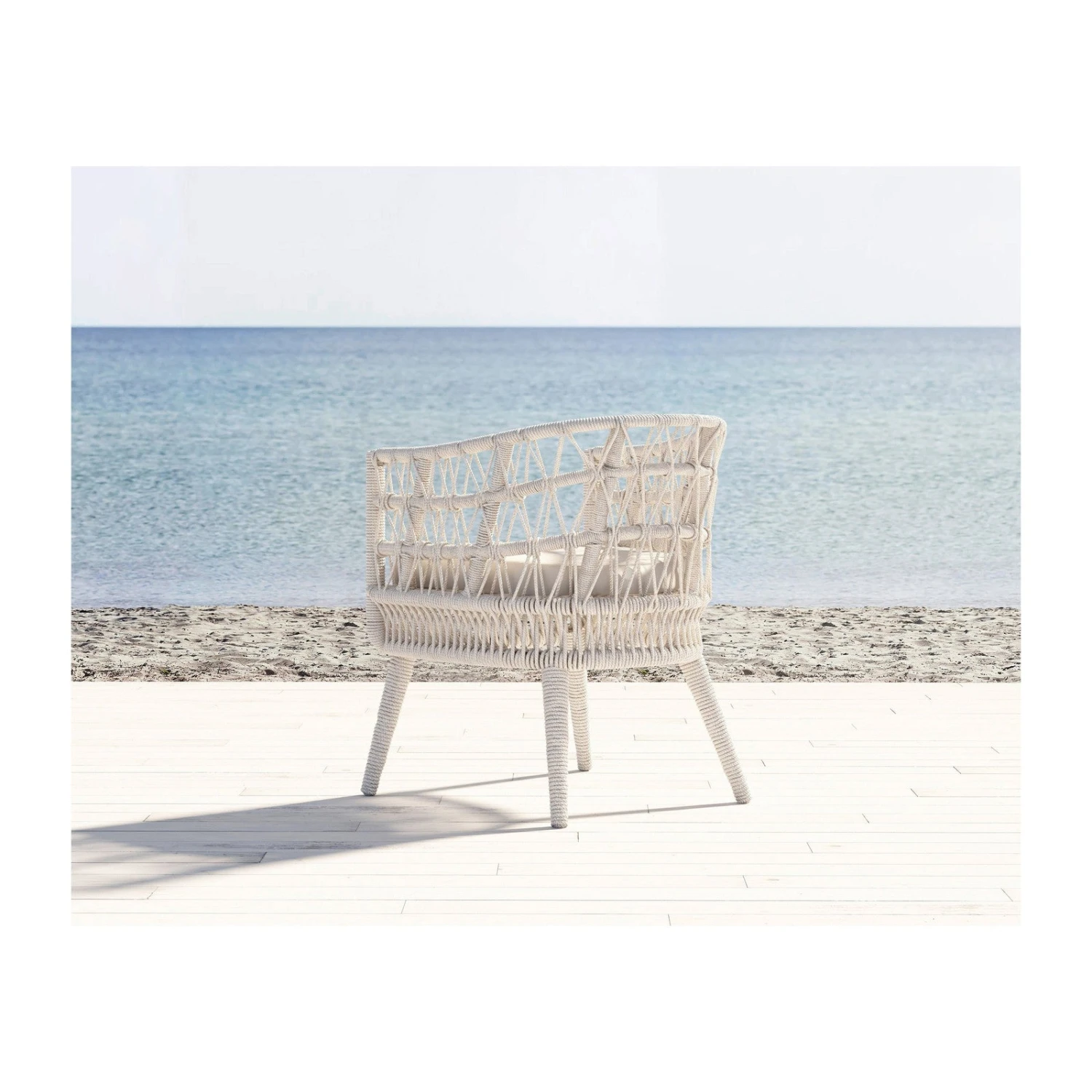 Sunset West Dana Rope Dining Chair 4 Sunset West Dana Rope Dining Chair - Image 4