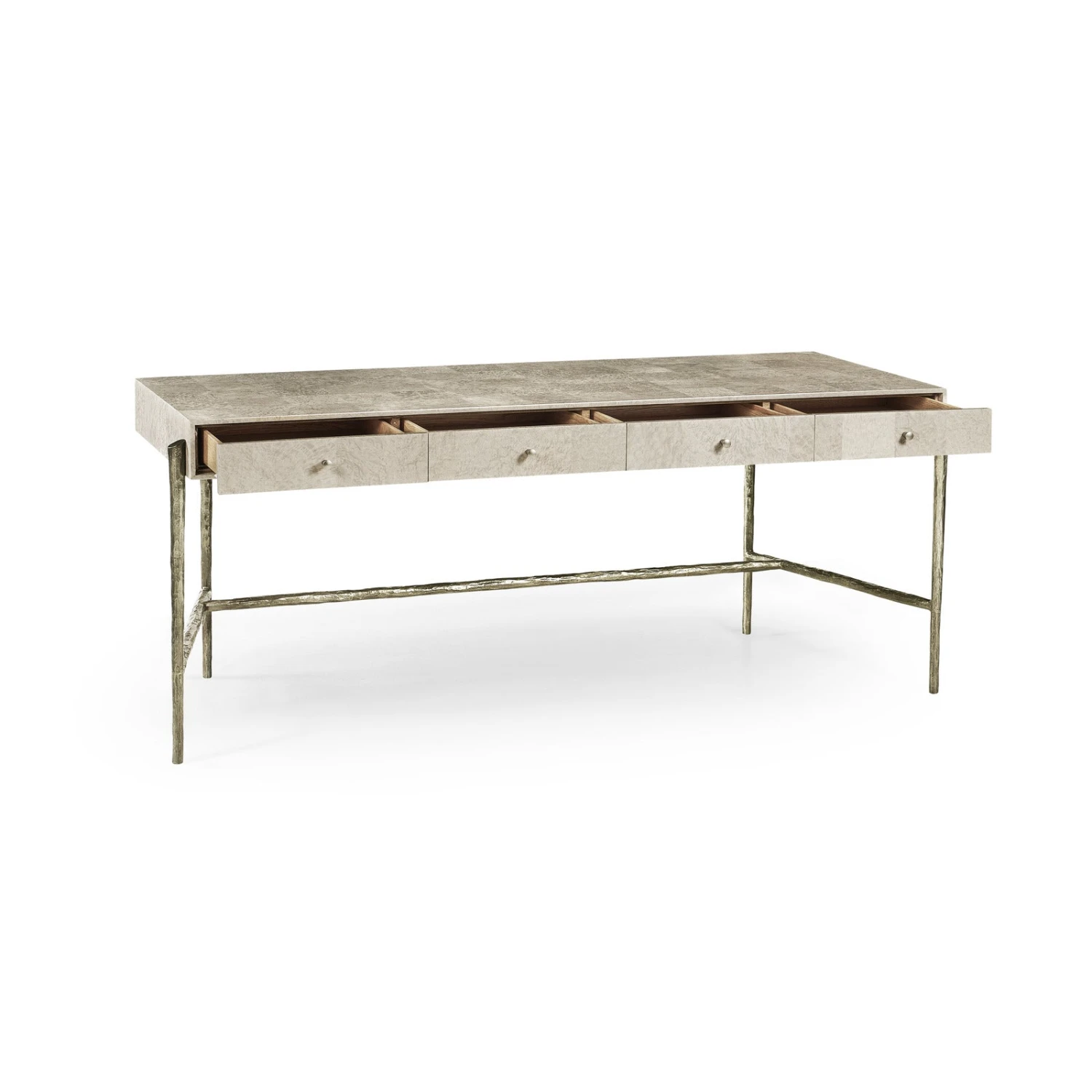 Jonathan Charles Surge Madrona Burl Desk (500401-DMB) 2 Jonathan Charles Surge Madrona Burl Desk (500401-DMB) - Image 2